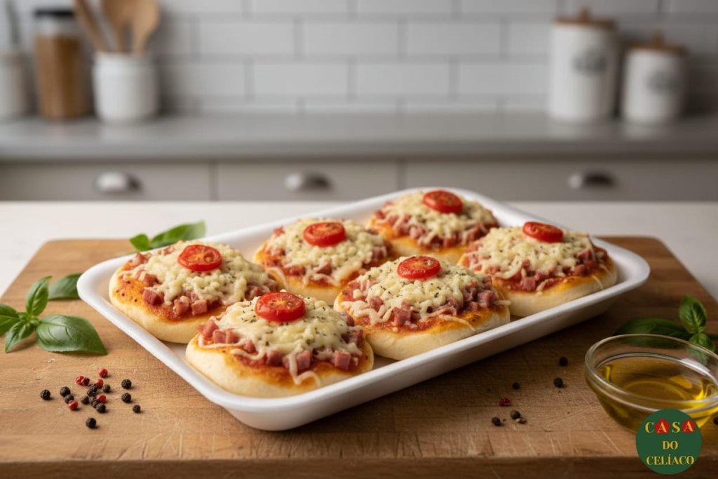 Mini pizza Presunto e queijo bdj 6 unidades