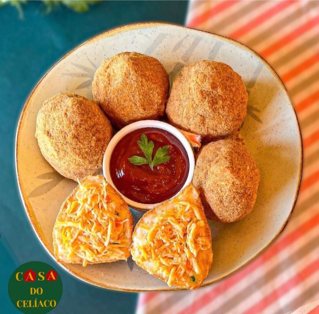 Coxinha de frango Sem leite