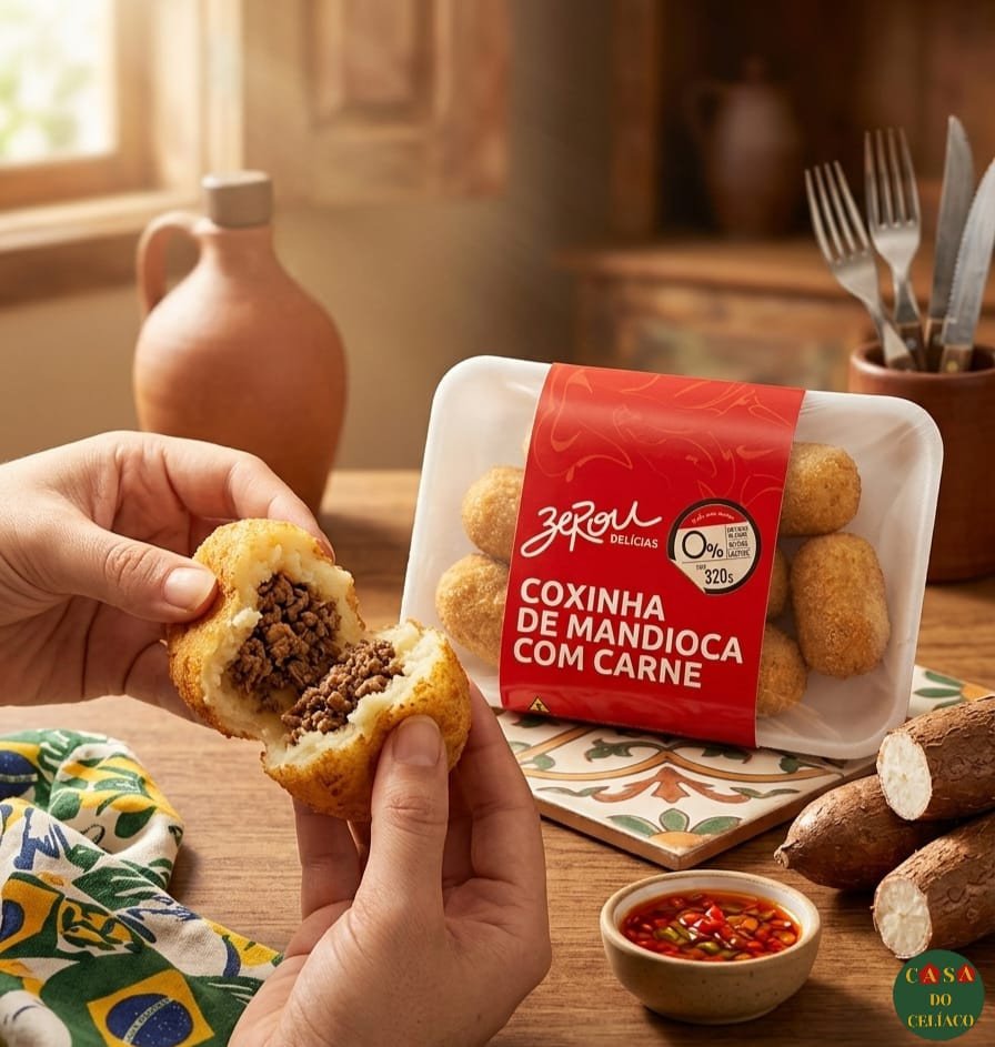 Coxinha de carne 8 unidades