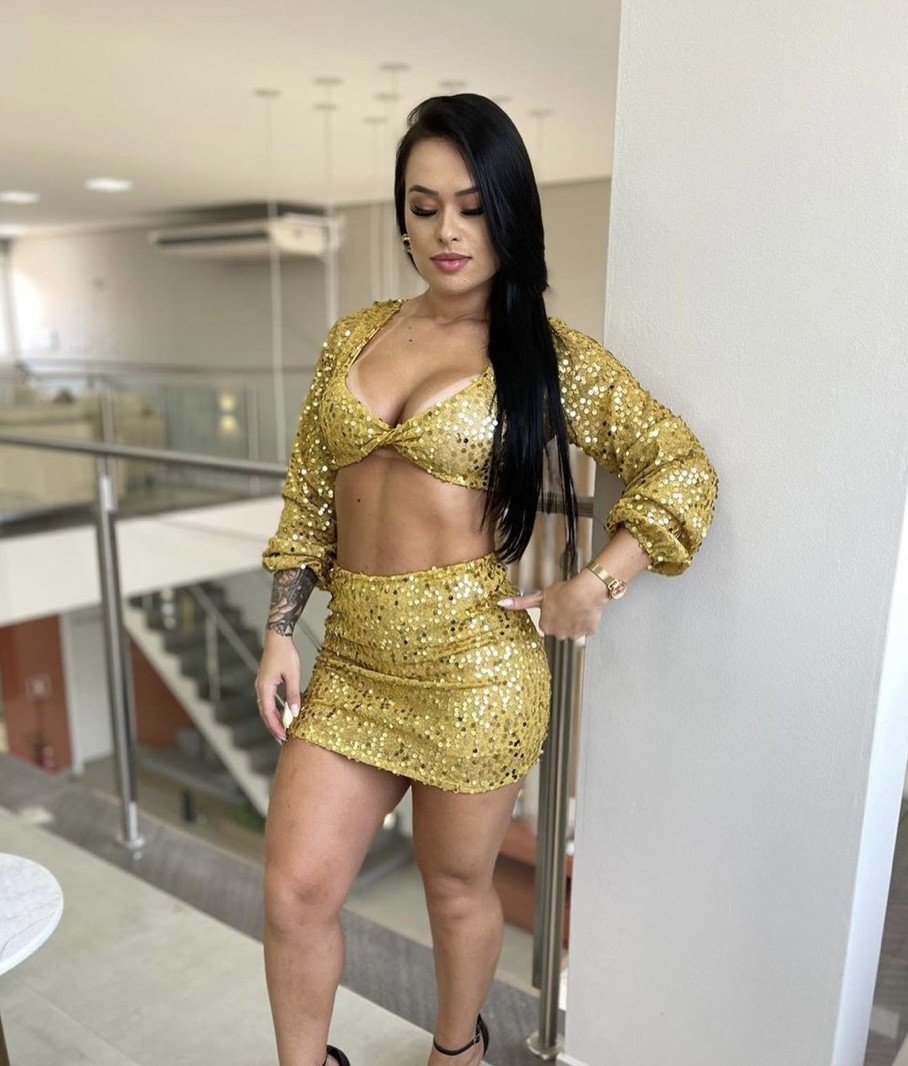 CONJUNTO PAÊTE DOURADO