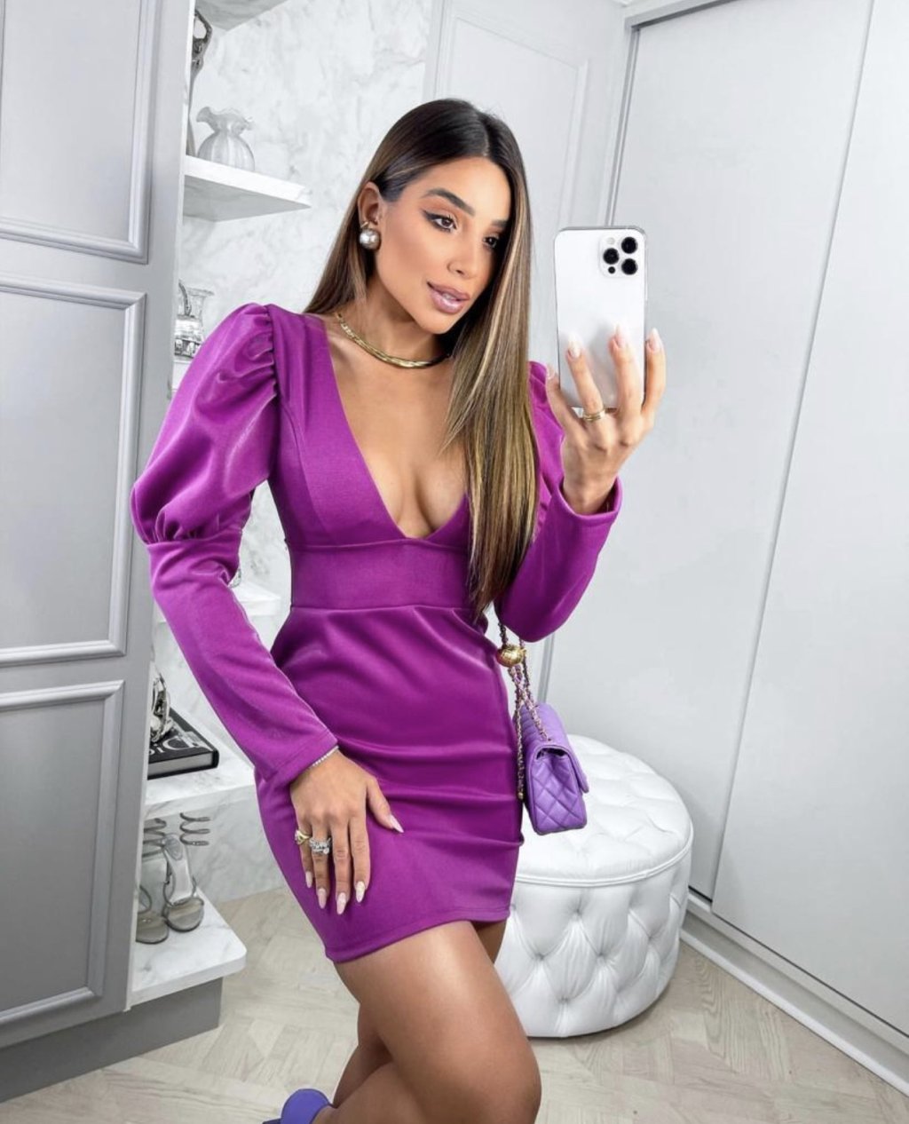 VESTIDO FUCSIA