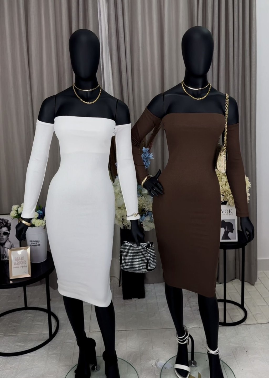  VESTIDO VINHO