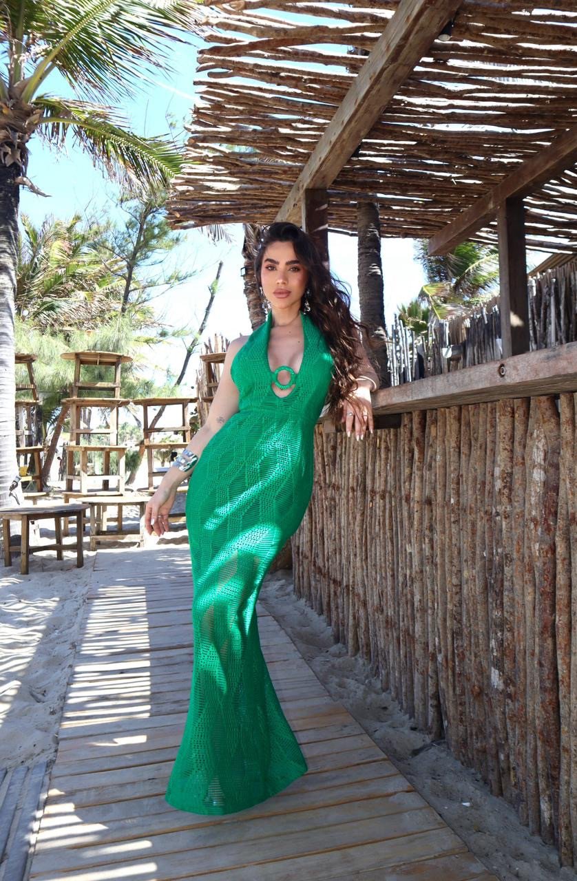 VESTIDO VERDE