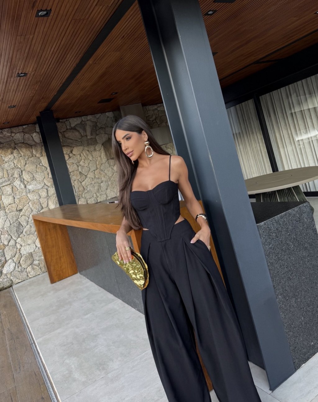 CONJUNTO PRETO E OFF