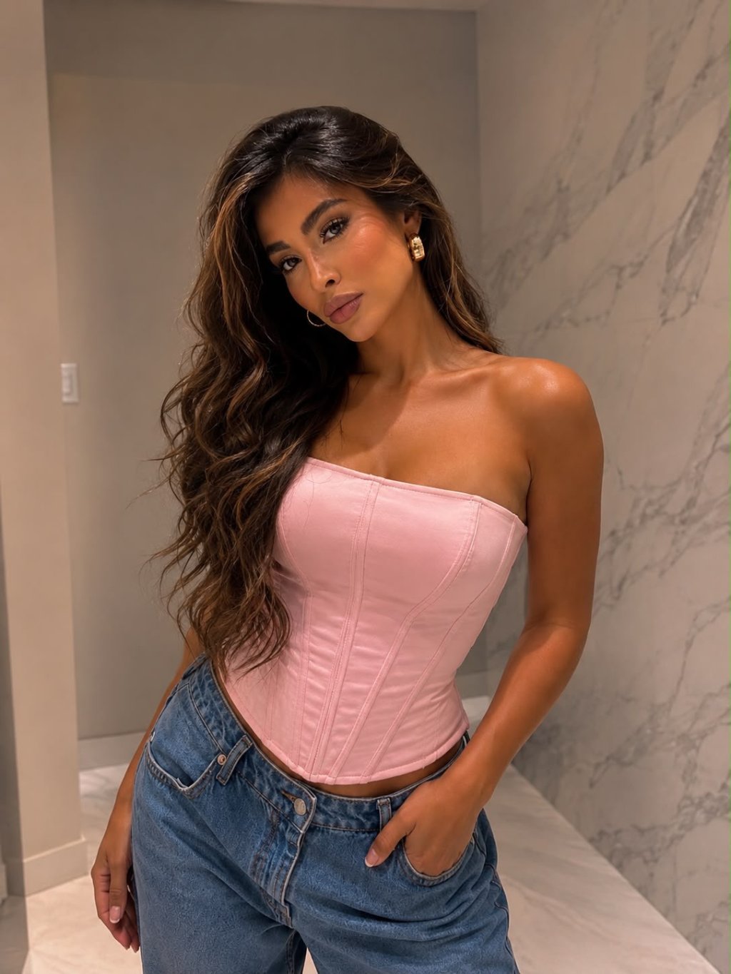 CORSELET ROSA BB