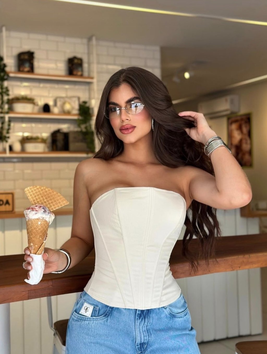 CORSELET BRANCO