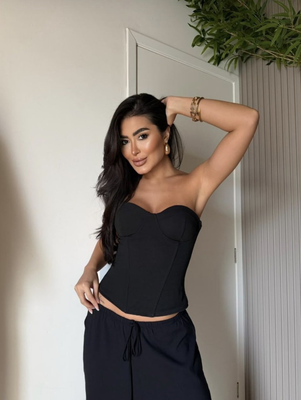 CORSELET PRETO