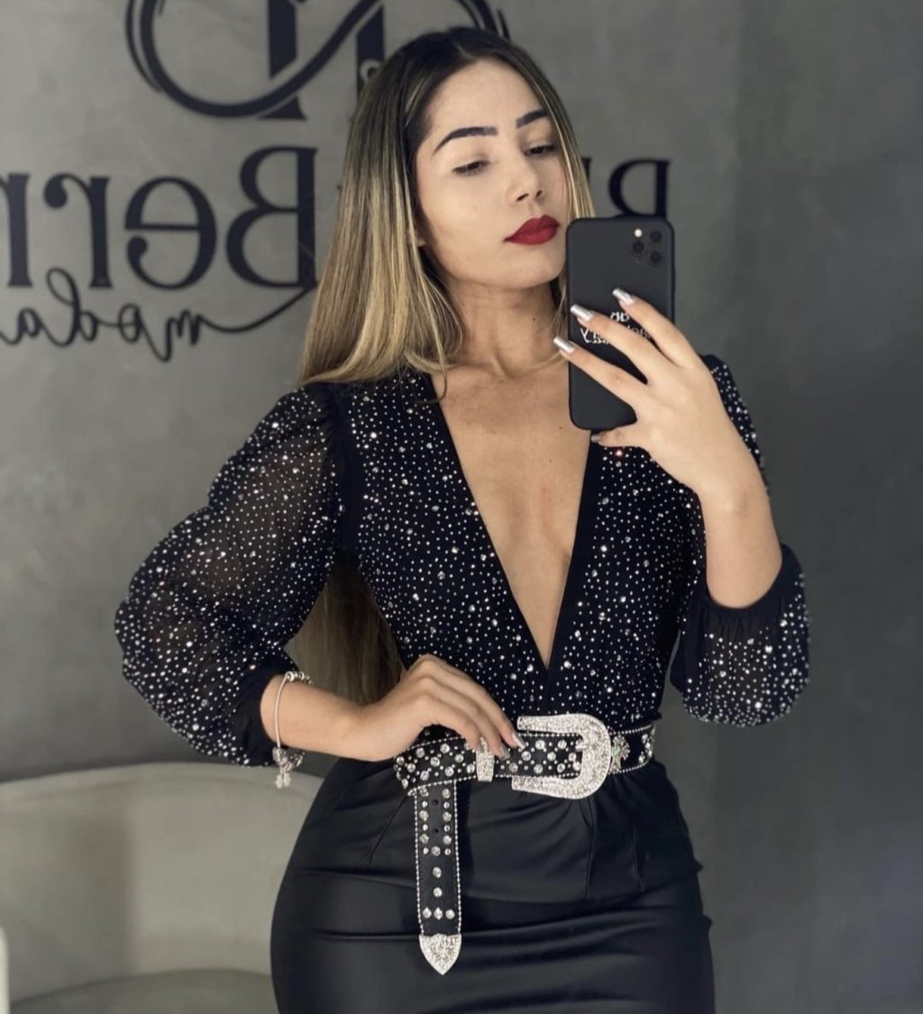 BODY PRETO BRILHO