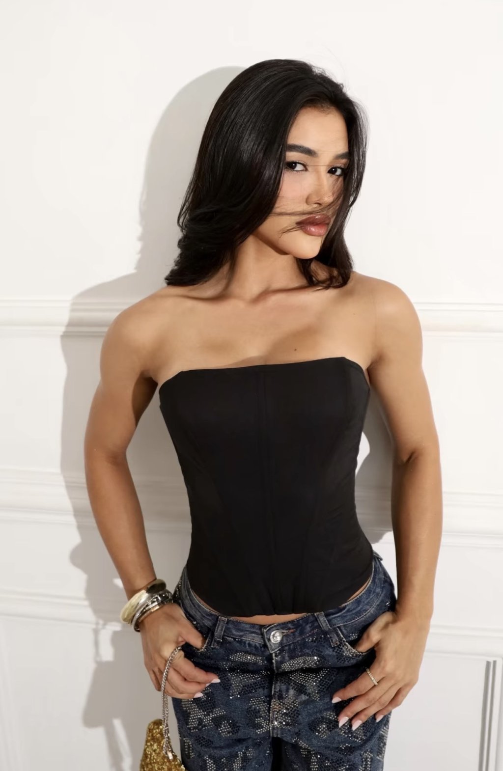 CORSELET PRETO