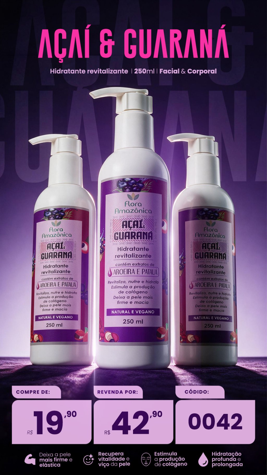 CÓD. 0042 - Creme nutritivo açaí    (VENDA POR;R$42,90)