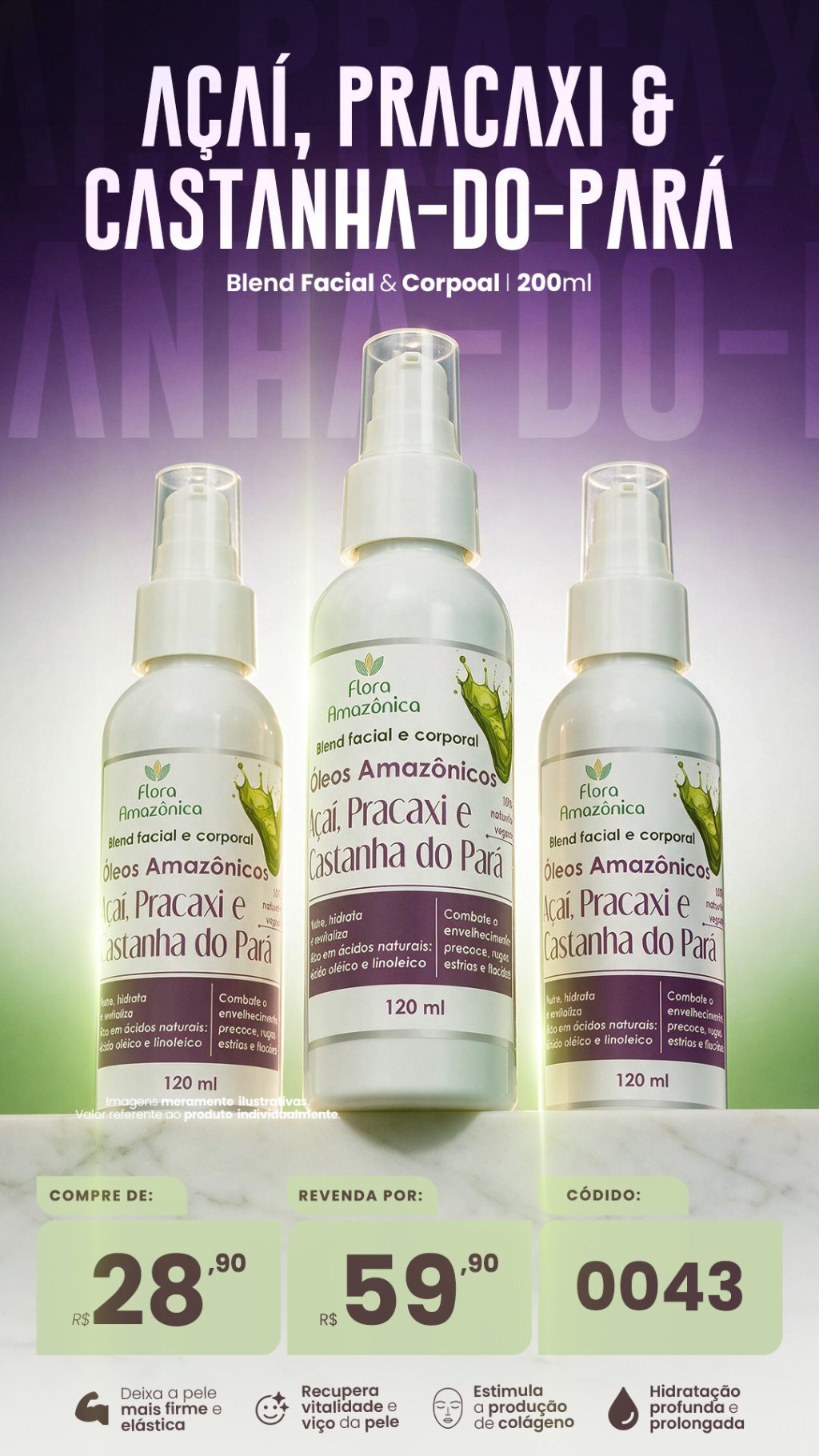 Cód . 0043-óleos Multifuncional AçaÍ (VENDA:R$59)