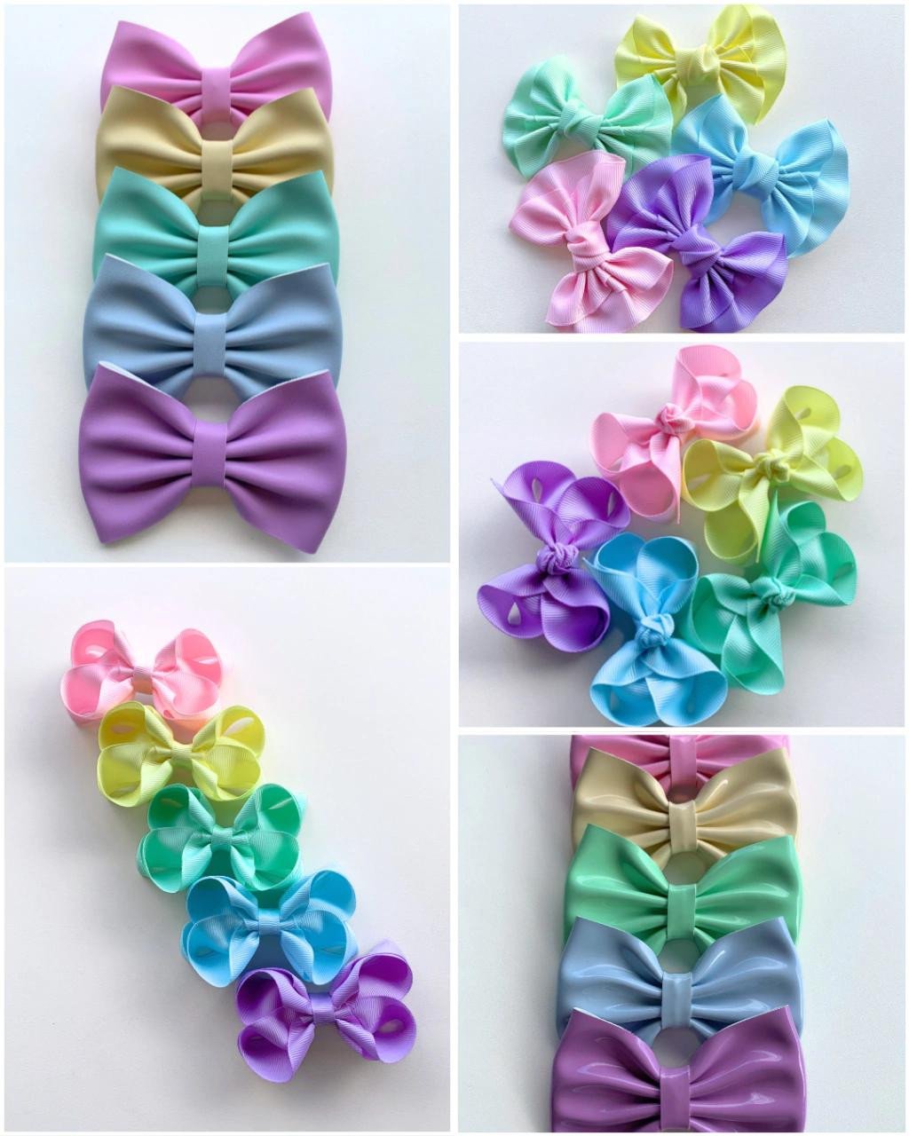 Combo Laços e Acessórios M - Candy Colors ( 25 Laços)