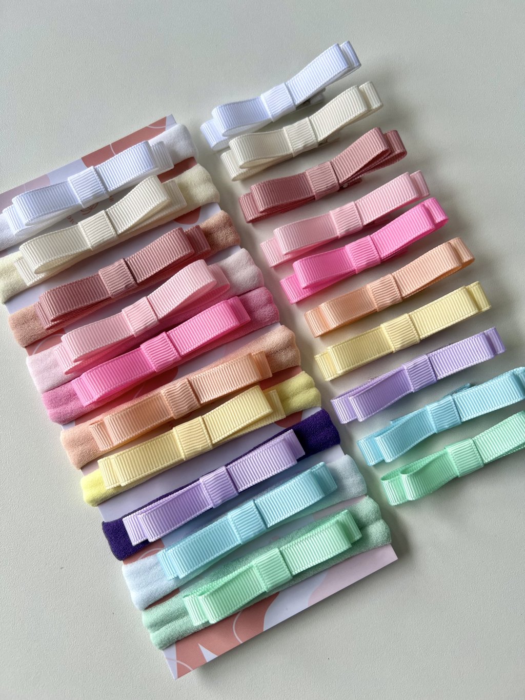 Kit 10 Lacinhos Mini Slim em Gorgurão