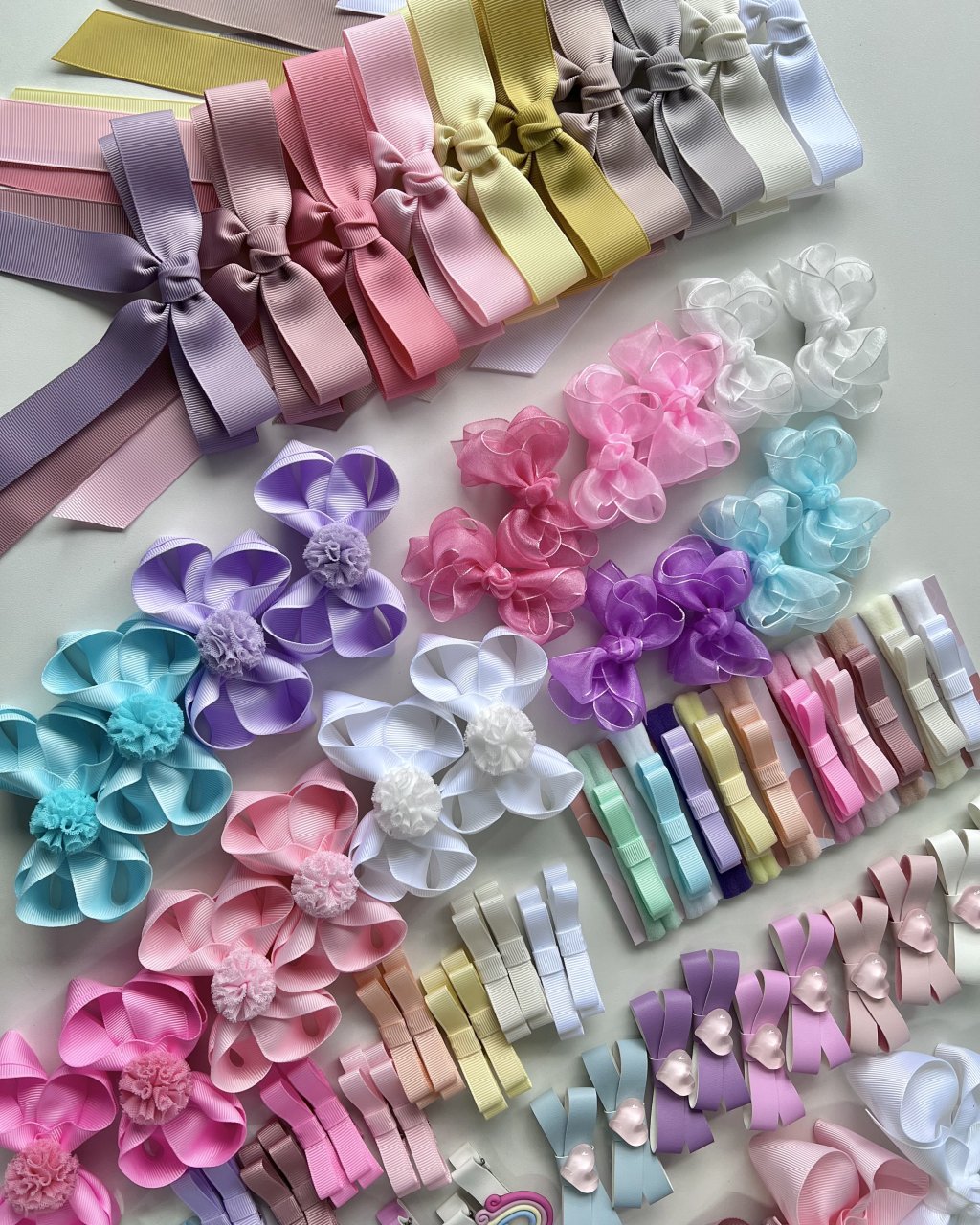 Kit Completo Laços Coleção Céu de Algodão (90 itens)