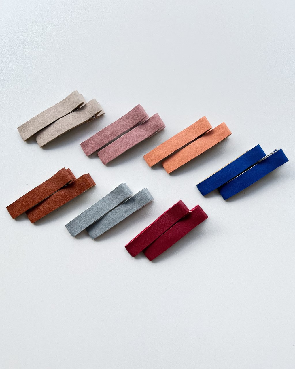 Par Hair Clip Liso (napa ou verniz)