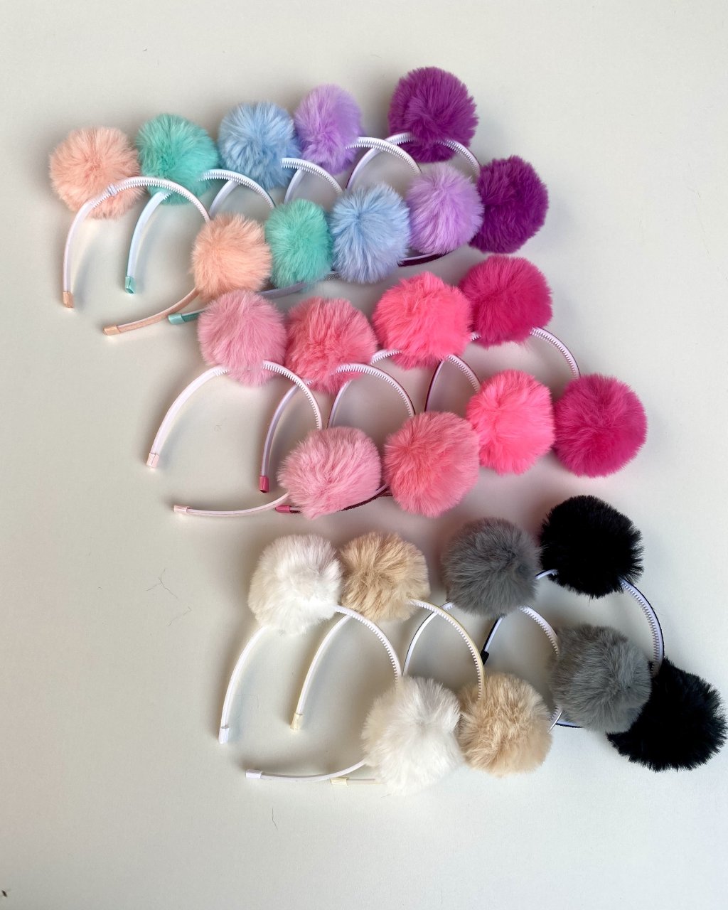 Tiara Pompom Urso (unidade)