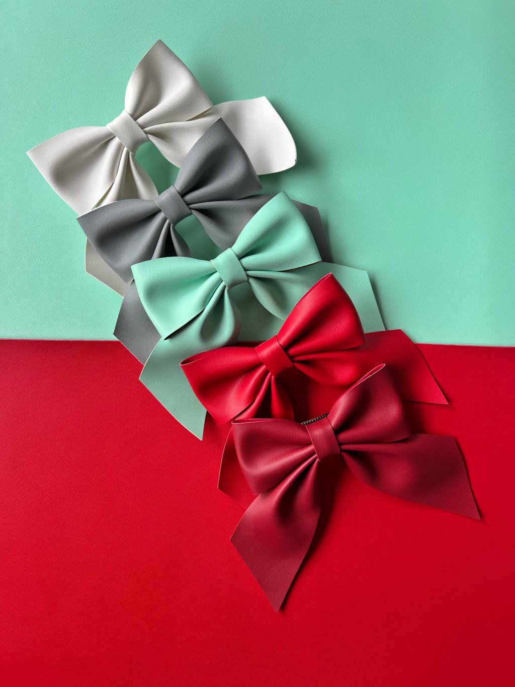 Kit 5 Laços Bruna em Napa na Presilha - Boas Festas