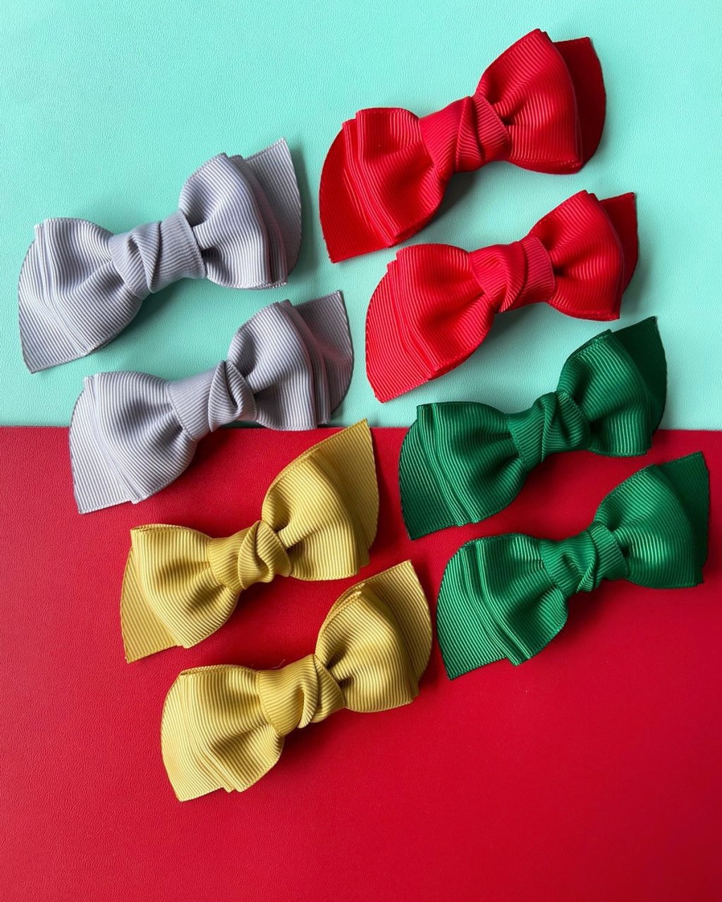 Laço Gravata com Pontas Médio - Boas Festas