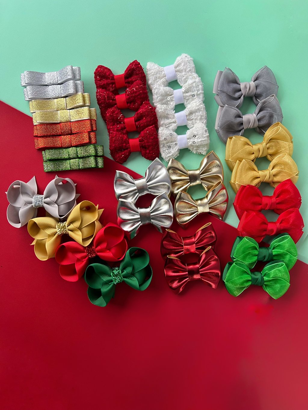 Combo Promocional 34 Laços Pequenos - Boas Festas