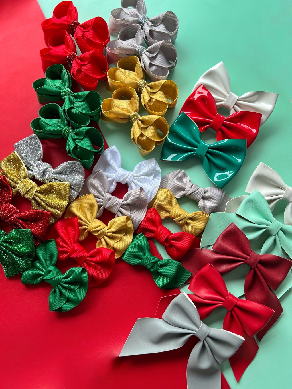 Combo Promocional 34 Laços Médios - Boas Festas