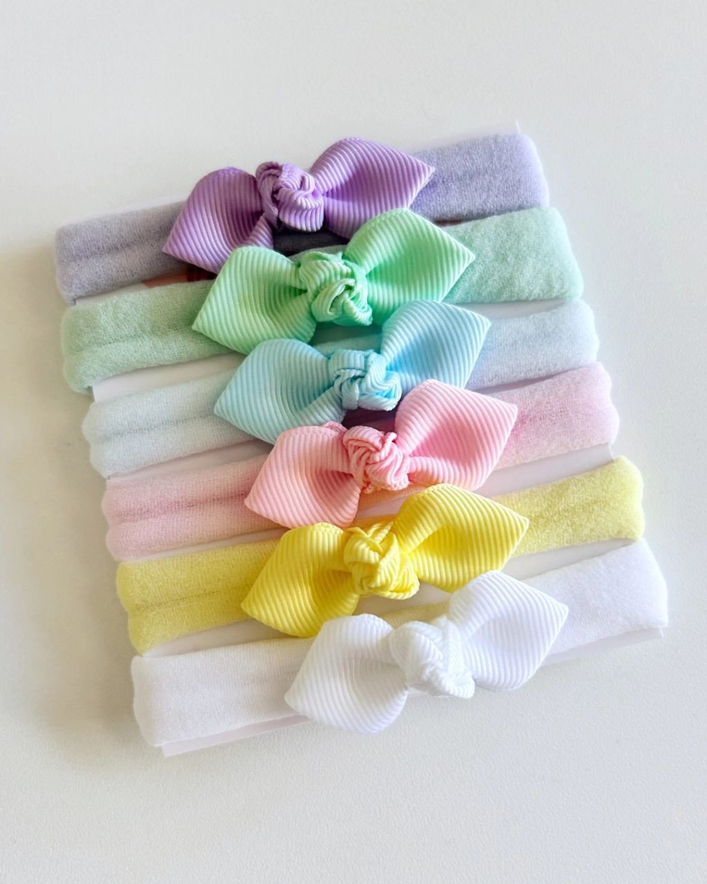 Kit 6 Laços Pétala Micro Baby MC06 - Candy Colors