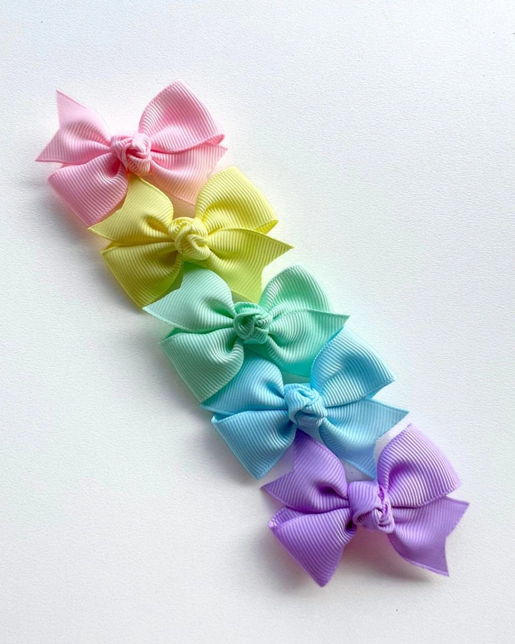 Kit 5 Laços Baby Cata-vento Mini - Candy Colors