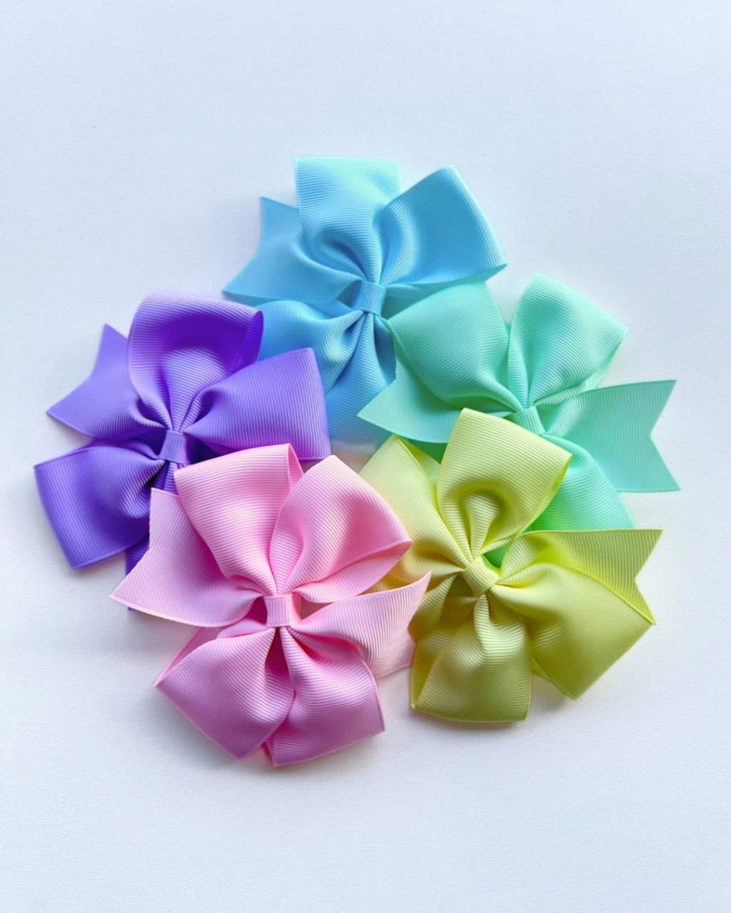Kit 5 Laços Cata-vento Grande G02 - Candy Colors