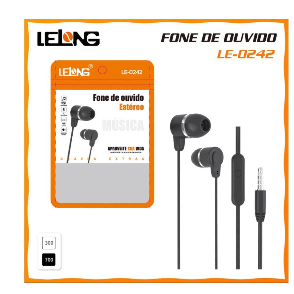 FONE DE OUVIDO LELONG LE-0242