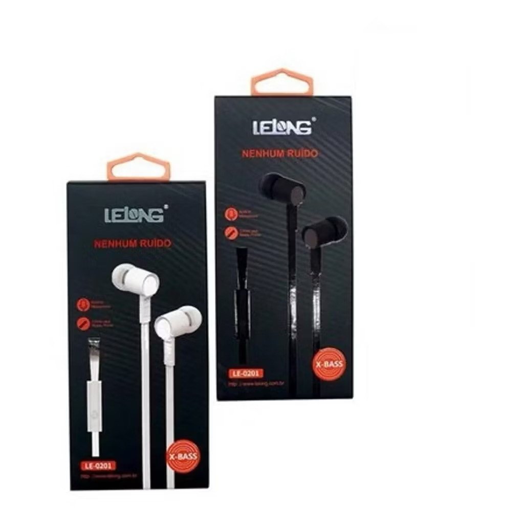 FONE DE OUVIDO LELONG LE-0201 COM FIO