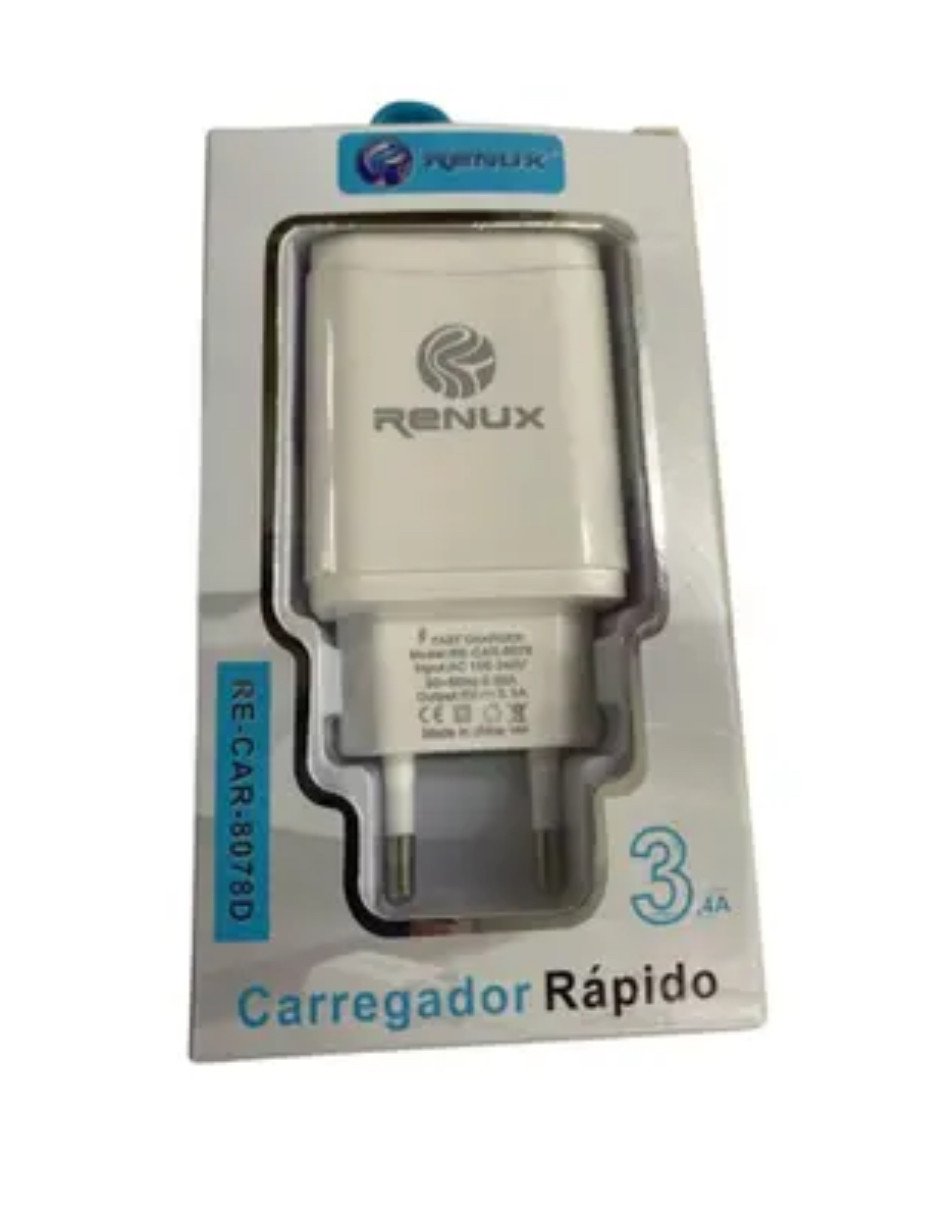 FONTE CARREGADOR RENUX 1USB