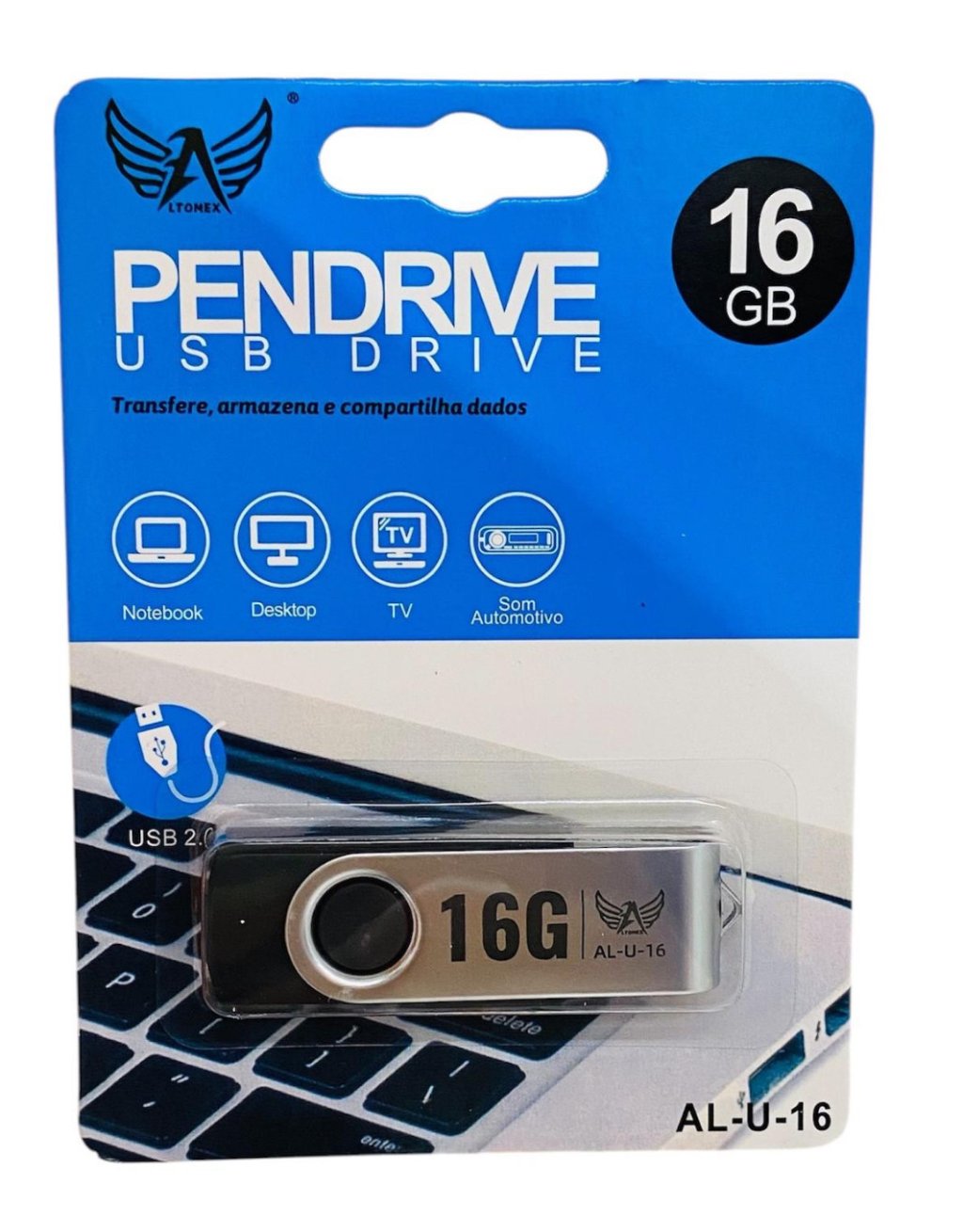 PENDRIVE 16GB ALTOMEX USB ORIGINAL 