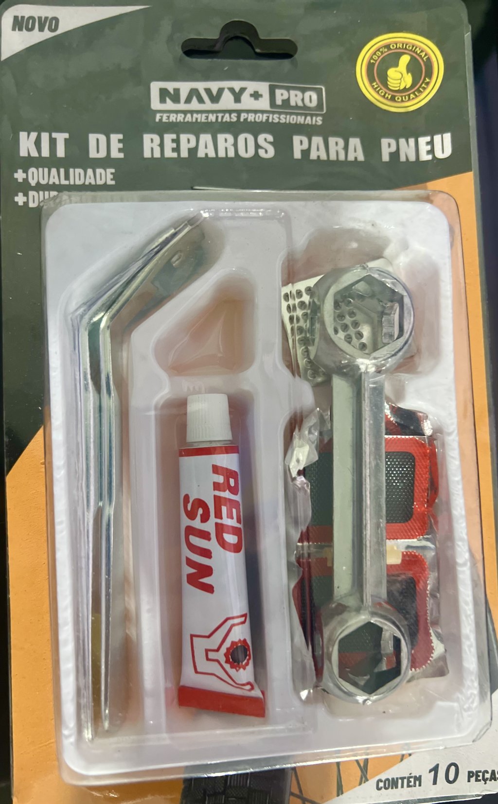 KIT DE REPAROS PRA PNEU NAVYPRO