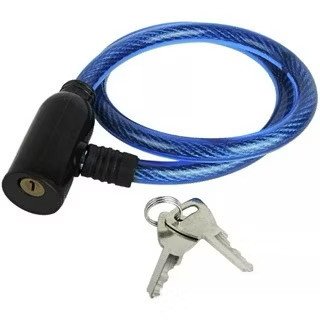 CADEADO PRA BICICLETAS E MOTOS COM CHAVES PEQUENO LOCK