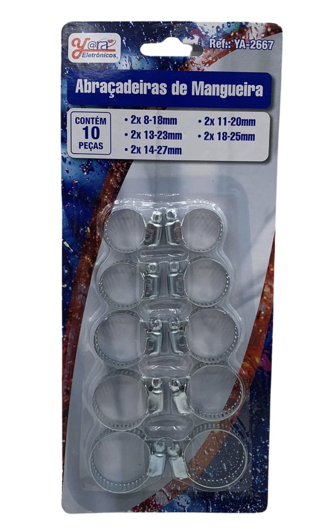 ABRAÇADEIRAS DE MANGUEIRA C/ 10 PEÇAS 