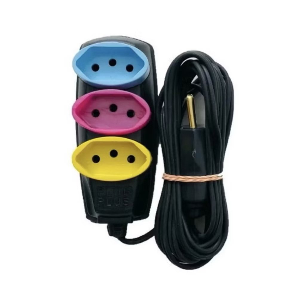 EXTENSÃO 3M PLUG PLUS COM TRIPOLAR 