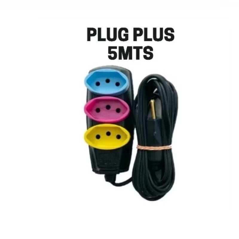 EXTENSÃO 5M PLUG PLUS TRIPOLAR
