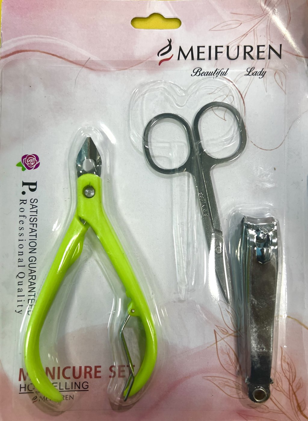 KIT MANICURE 3 PEÇAS CORES VARIADAS