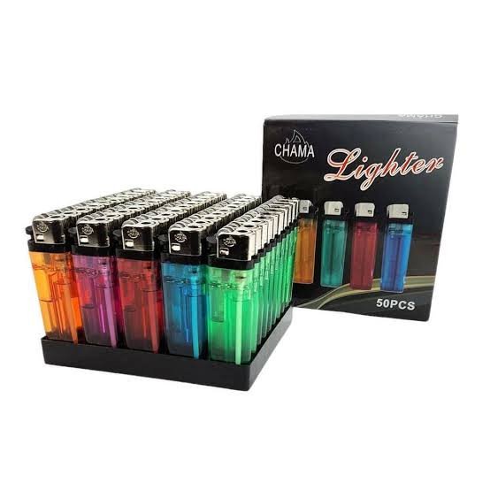 KIT DISPLAY 50 ISQUEIROS CHAMA TRANSPARENTE COLORIDO