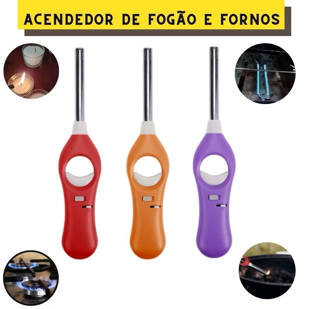 ACENDEDOR DE FOGÃO, LAREIRA E CHURRASQUEIRA ELÉTRICO 