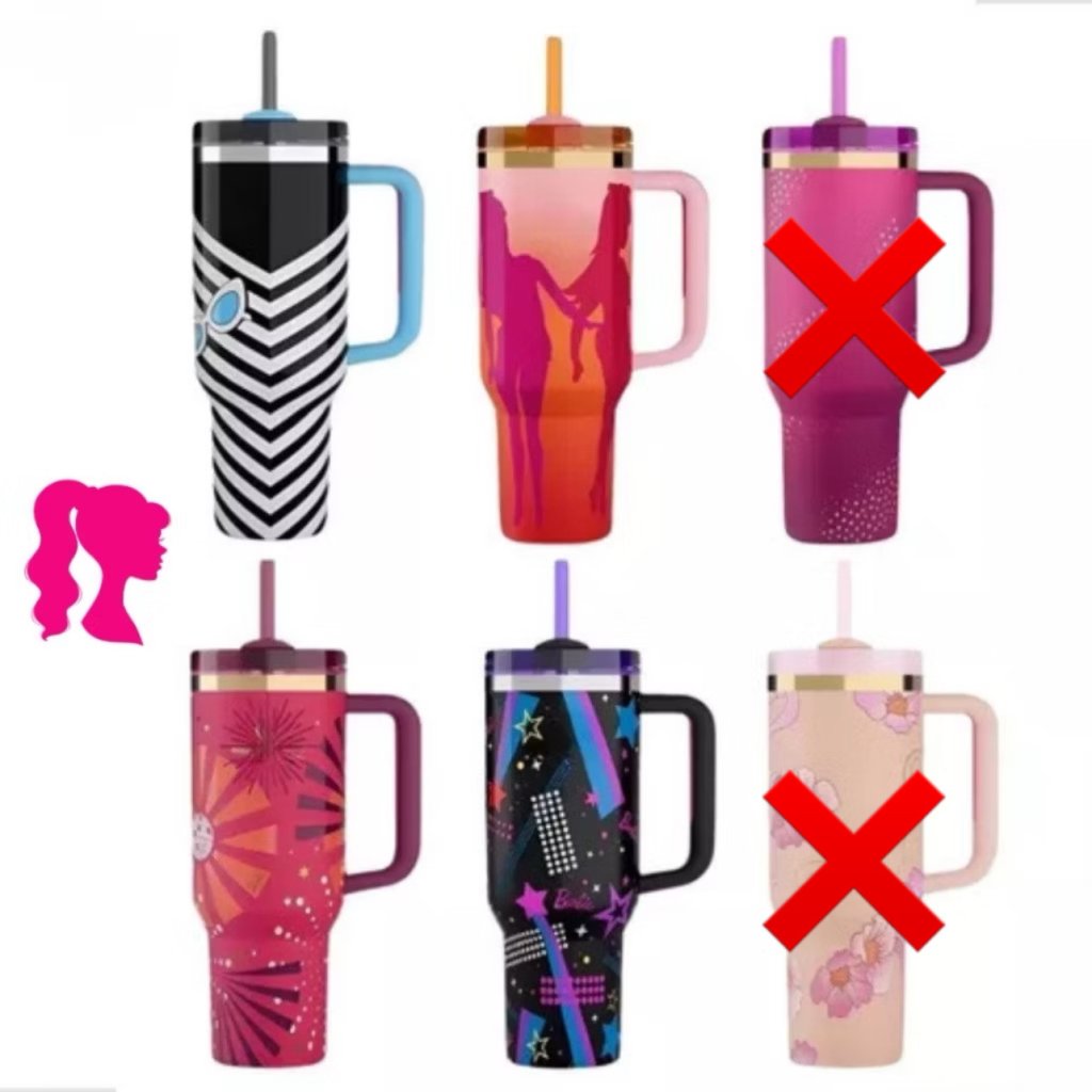 COPO TÉRMICO STANLEY PERSONALIDO BARBIE 1,2 LITROS TÉRMICO 