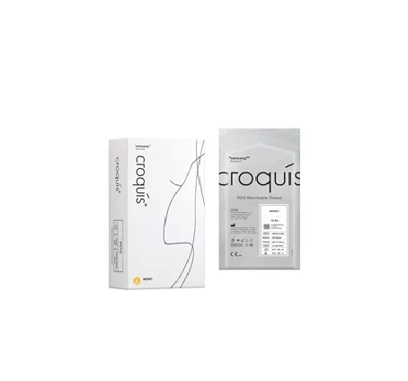 Fio de PDO Liso Agulhado Croquis 30gX25mmX30mm Rennova