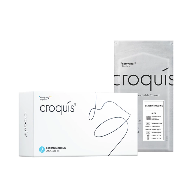 Fio de PDO Espiculado (Tração) Canulado Croquis 18gX100mmX150mm Rennova