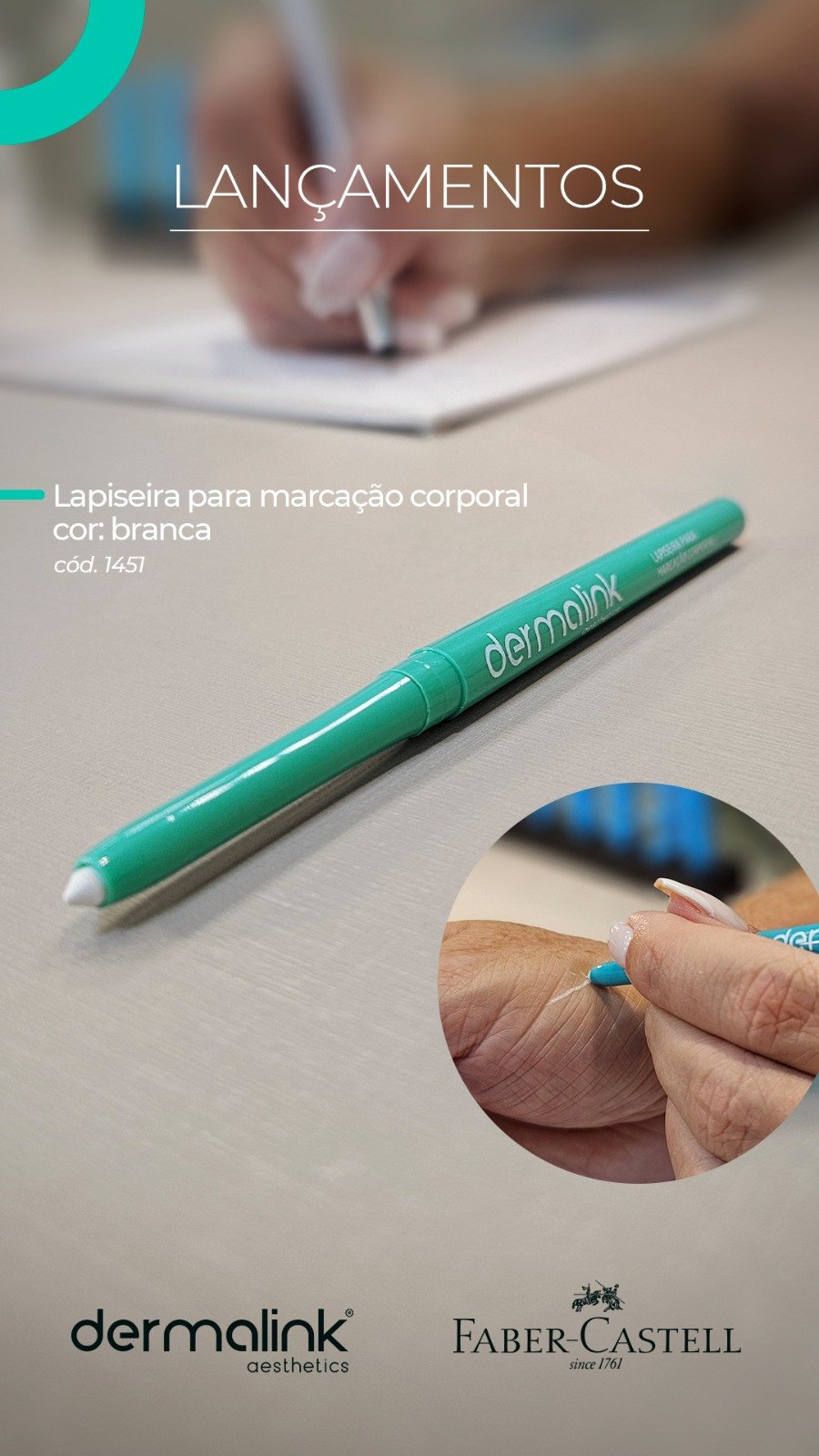 Caneta de Marcação Dermalink - Faber Castell