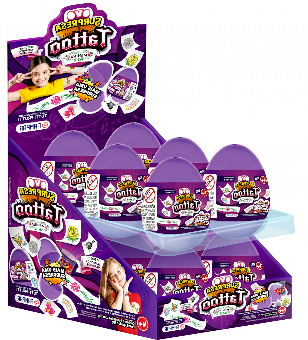 OVO SURPRESA TATTOO MENINA UNIÃO