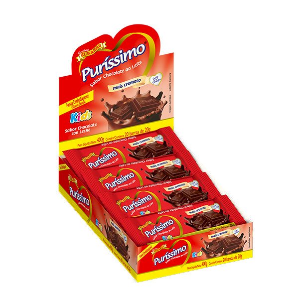 CHOCOLATE PURÍSSIMO KIDS AO LEITE KI-KAKAU