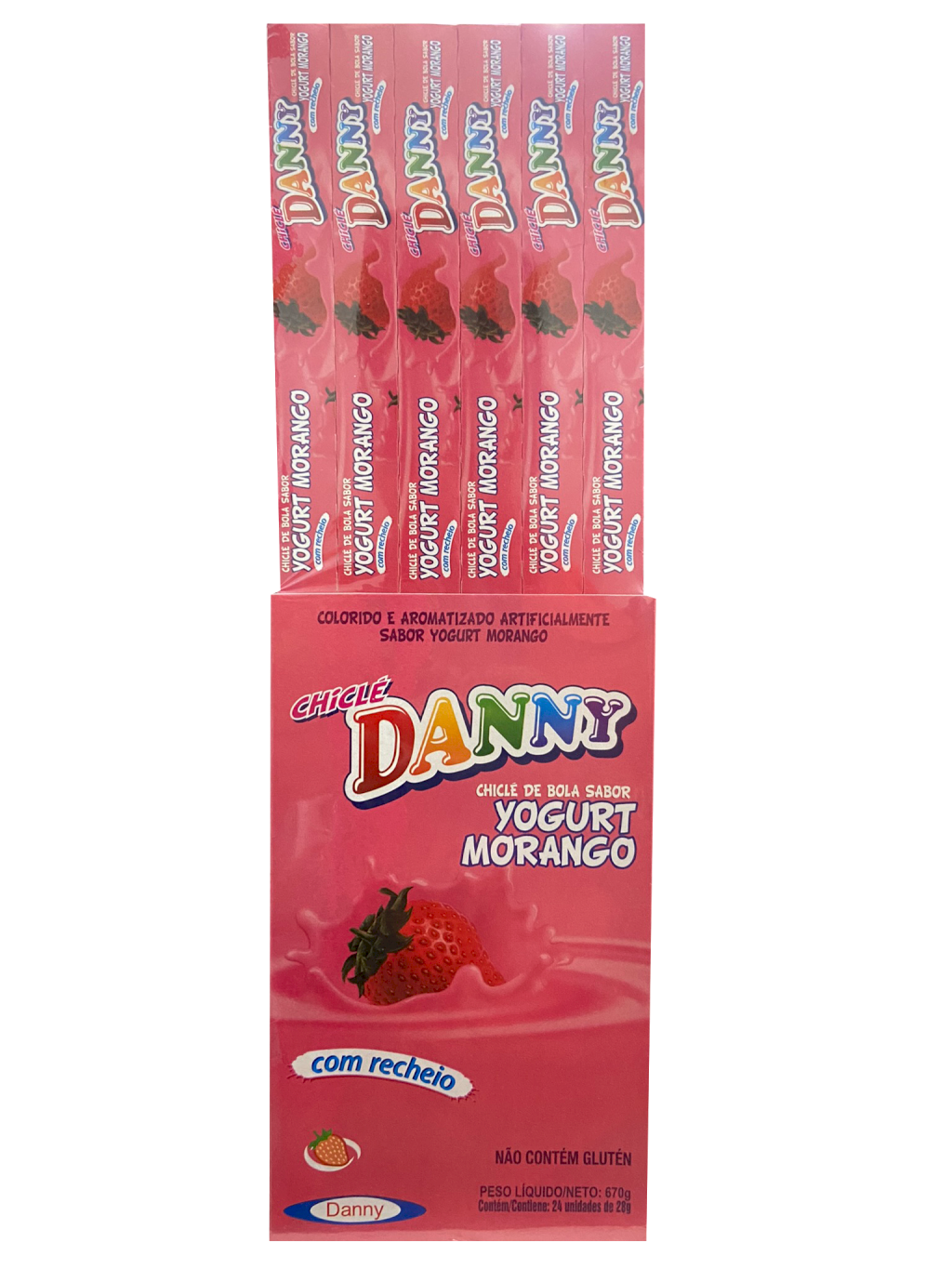 CHICLE DANNY YOGURT MORANGO
