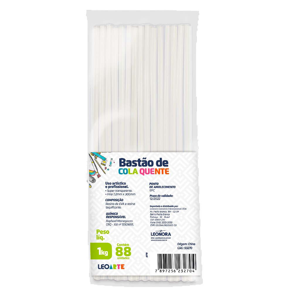 BASTÃO COLA QUENTE FINA LEONORA