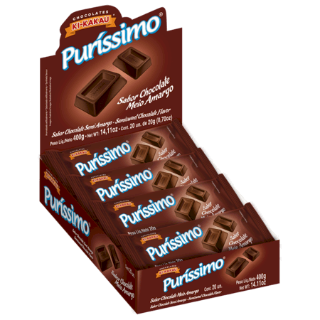CHOCOLATE PURÍSSIMO MEIO AMARGO KI-KAKAU