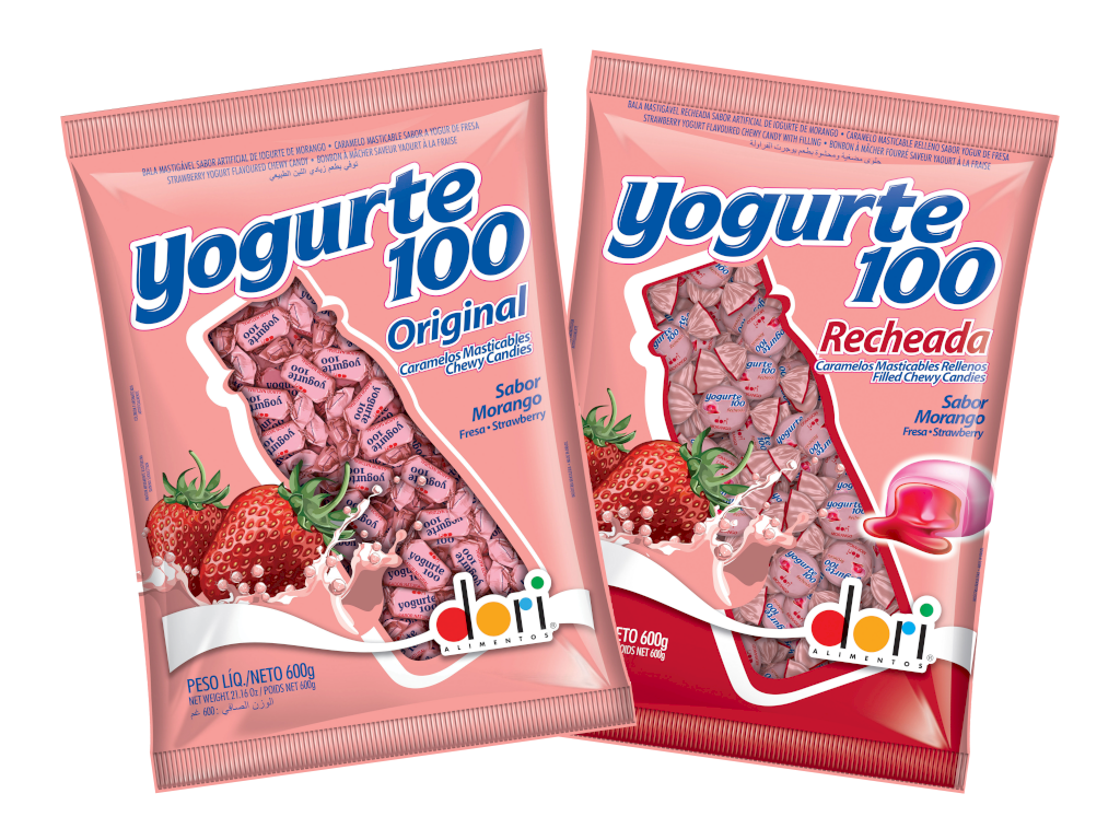 BALA YOGURTE100 MORANGO DORI