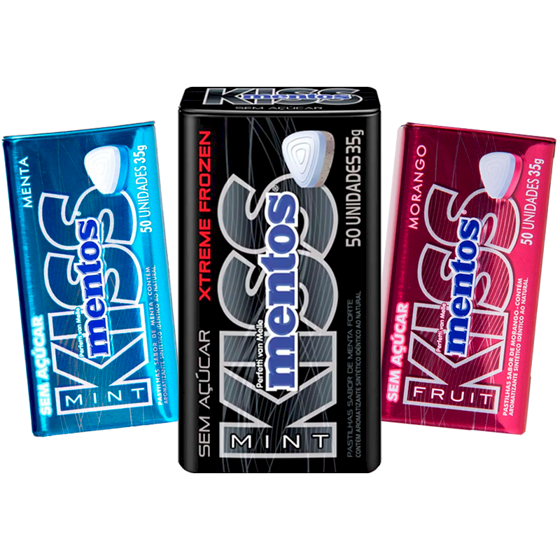 PASTILHA MENTOS KISS
